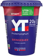 Yt Proteinyoghurt Bringebær 430g Tine