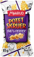 Potetskruer Salt&Pepper 85g Maarud