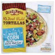 Tortillas Mini 100% Mais 10stk, 208 g