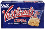 Vestlandslefsa Kanel og Sukker 6 x 2 stk, 420 g