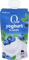 Q frokostyoghurt blåbær Porsjonspose, 125 g