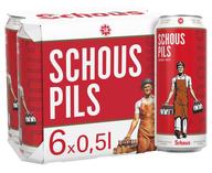 Schous Pilsner 6 x 0,5l, 3 l