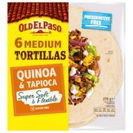 Tortilla Quinoa & Tapioca Medium, 216 g