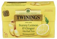 Twinings Sunny Lemon & Ginger 20 stk