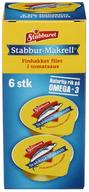 Stabbur-Makrell 6x22g, 132 g