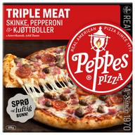 Triple Meat Skinke, pepperoni & kjøttboller, 570 g