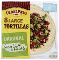 Tortillas Hvete Large 8stk, 23cm, 467 g