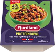 Proteinbowl Taco med kjøttdeig, ris og grønnsaker, 400 g