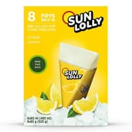 Sun Lolly sitron 8 stk., 48 cl