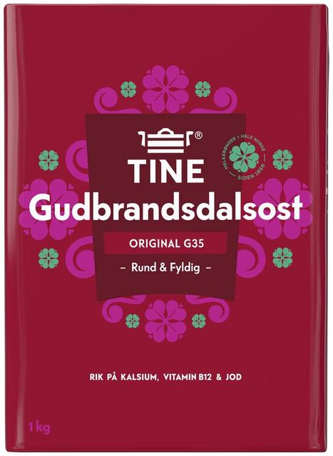 Gudbrandsdalsost Original G35 1 kg